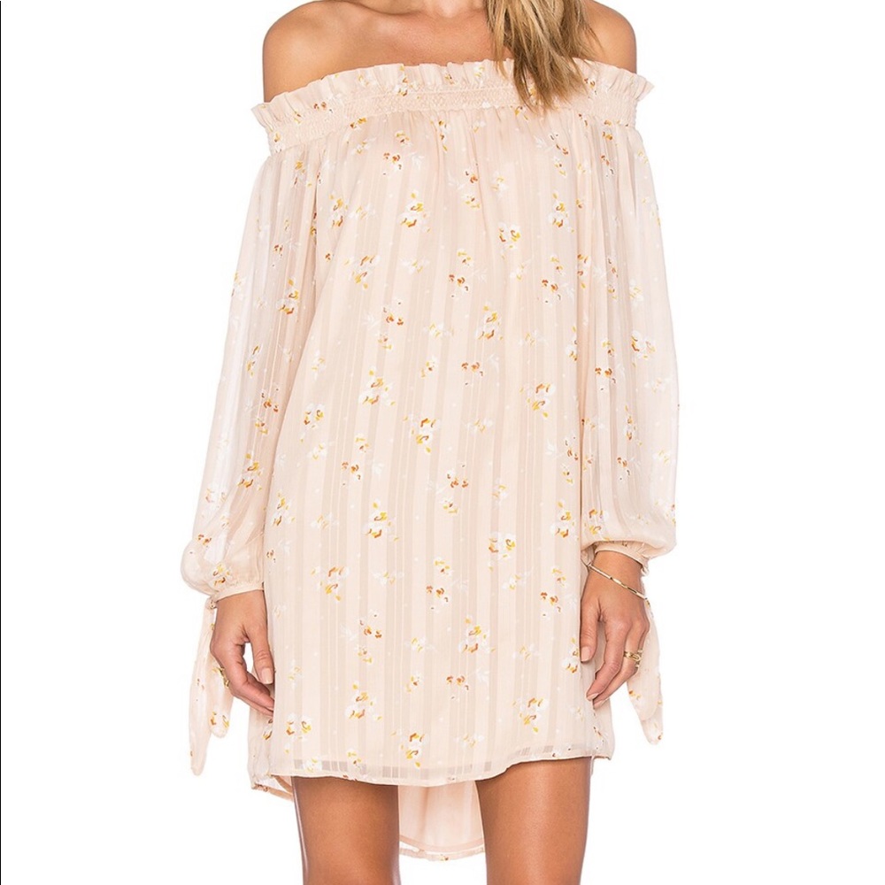 Worn once WAYF dress bought from Free People. Light material with slip inside.